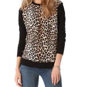 EQUIPMENT FEMME Roland Underground Leopard Sweater
